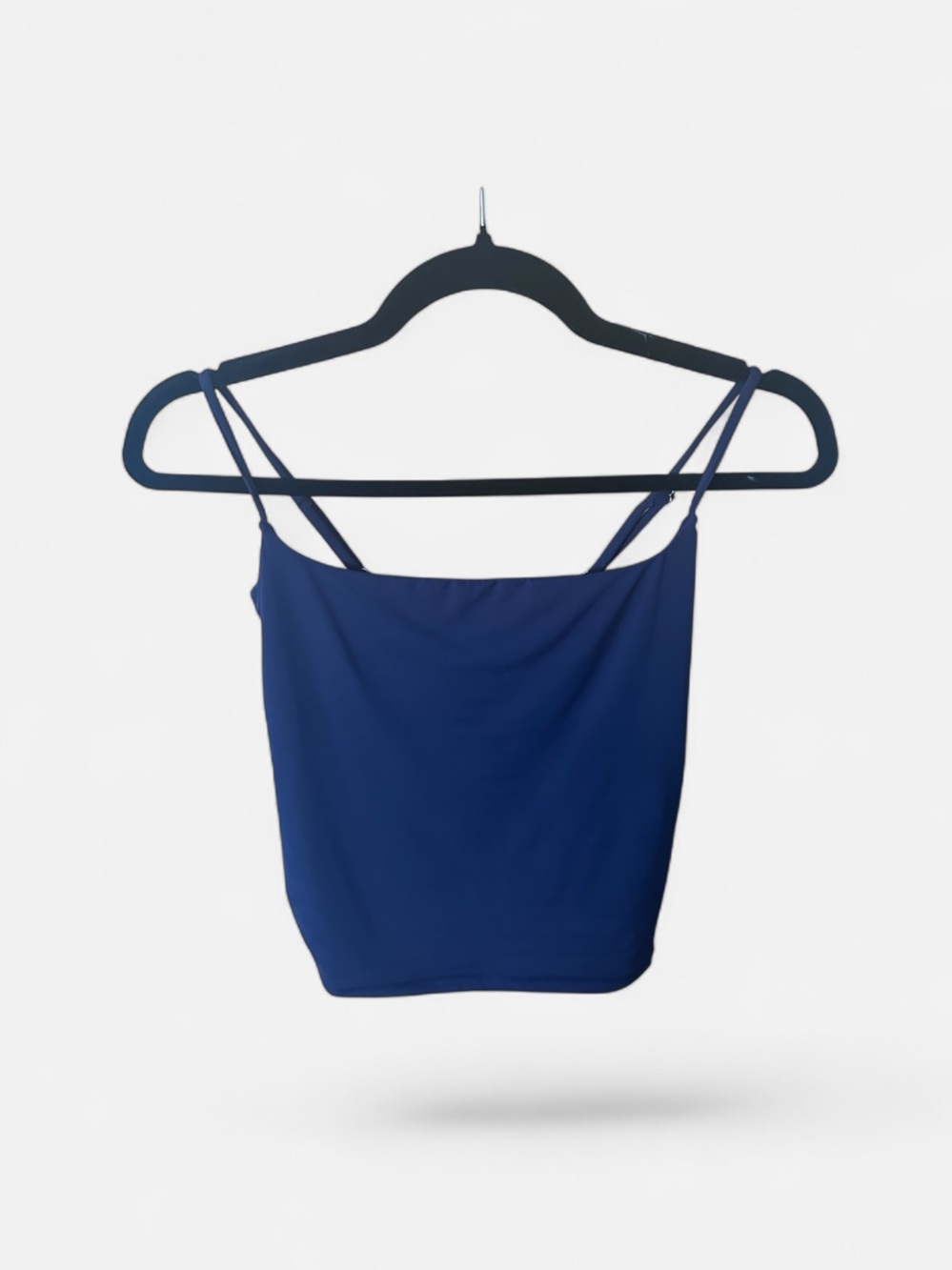 Sleek Navy Spaghetti-Strap Camisole